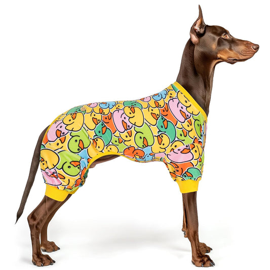 Cozy Printed Dog Pajamas