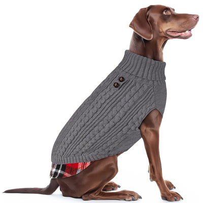 Turtleneck Stretchy Dog Sweater