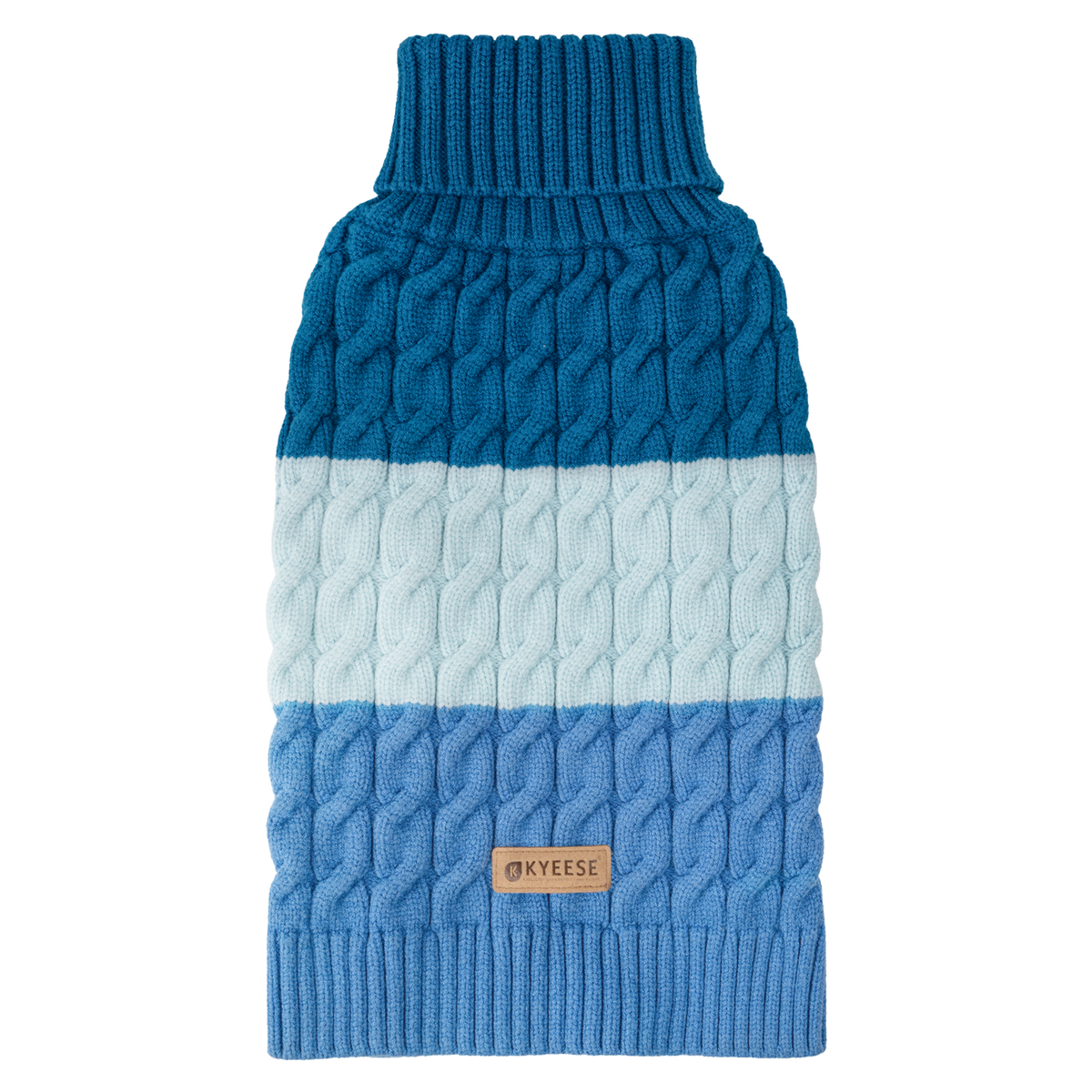 Blue Color Block Dog Pullover Sweater gallery image 9