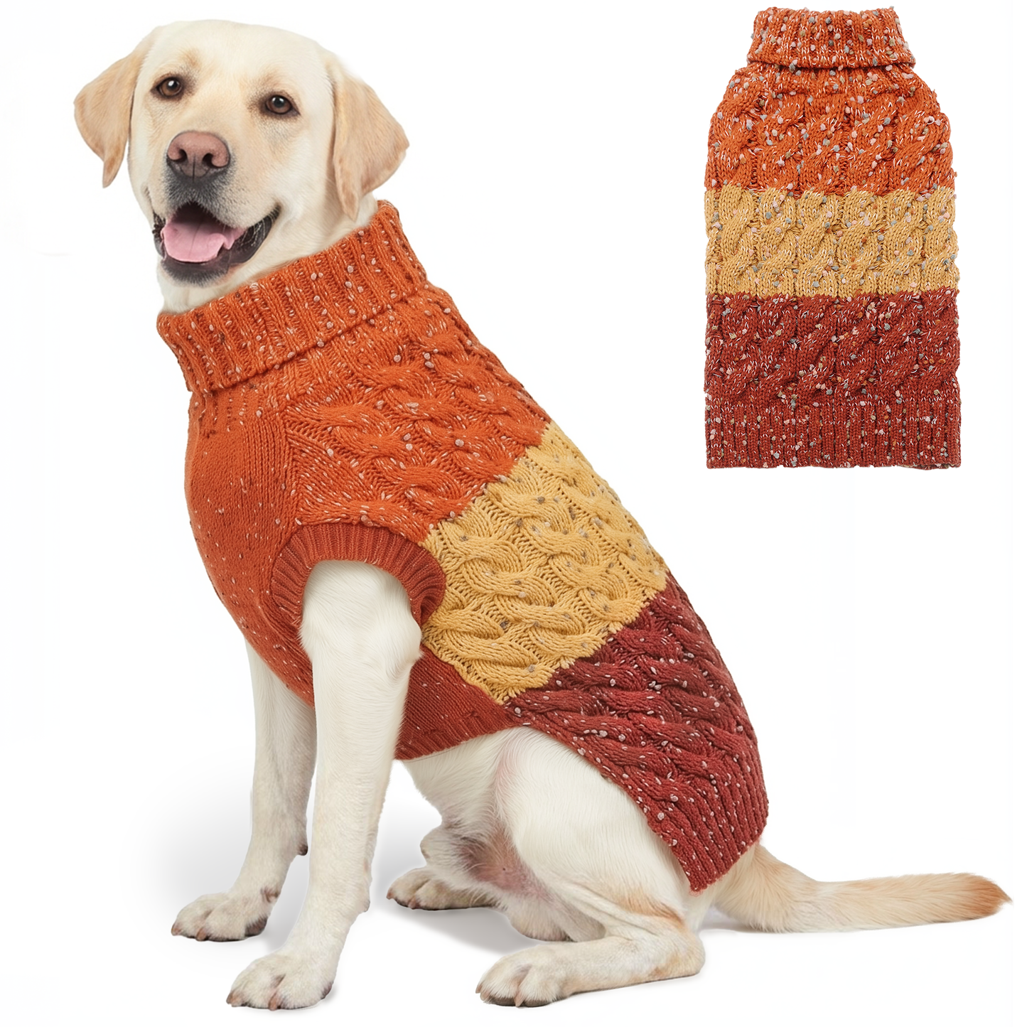Turtleneck Knitted Dog Sweater