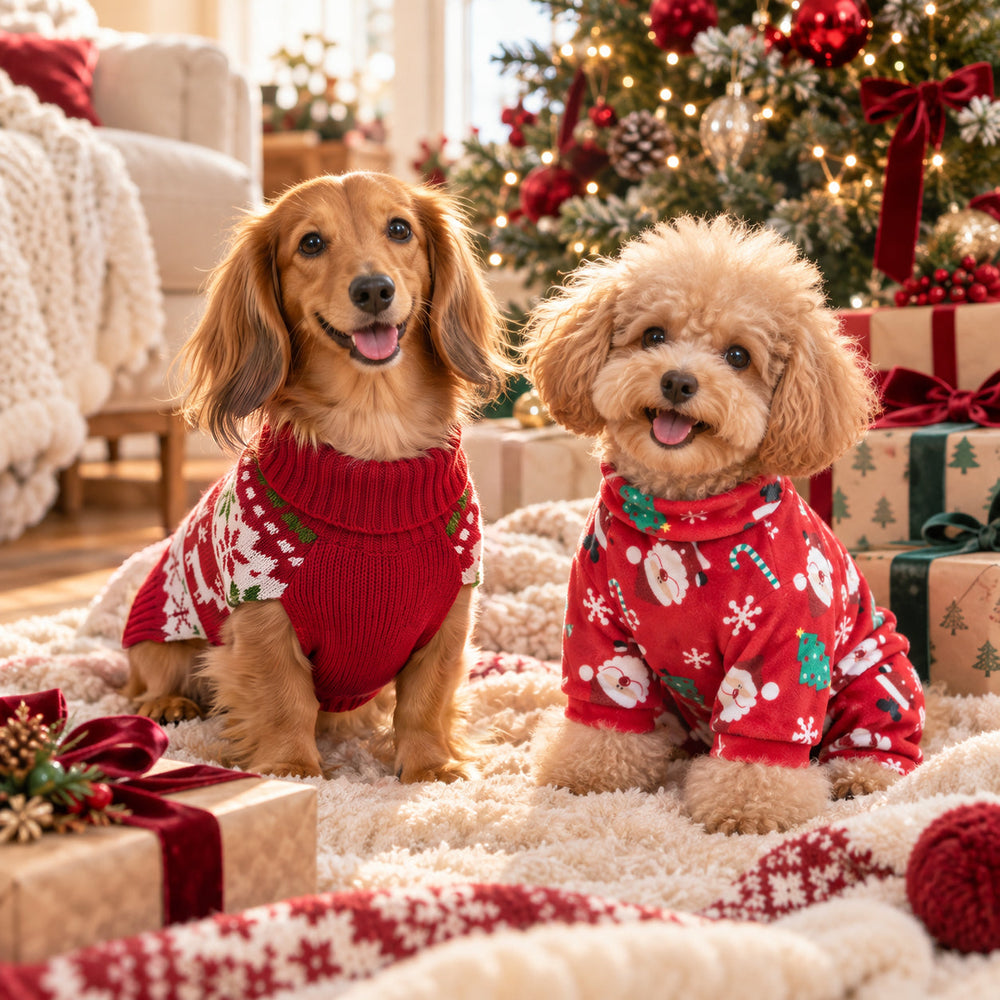 Dog Christmas Outfit Guide: Sweaters & Pajamas Ideas