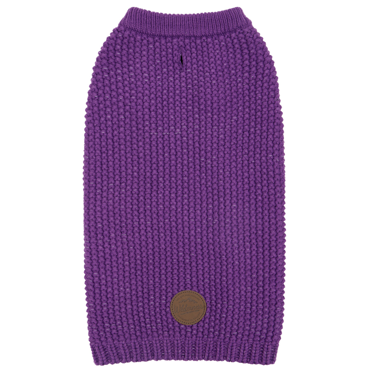 Purple Reflective Dog Pullover Sweater gallery image 1