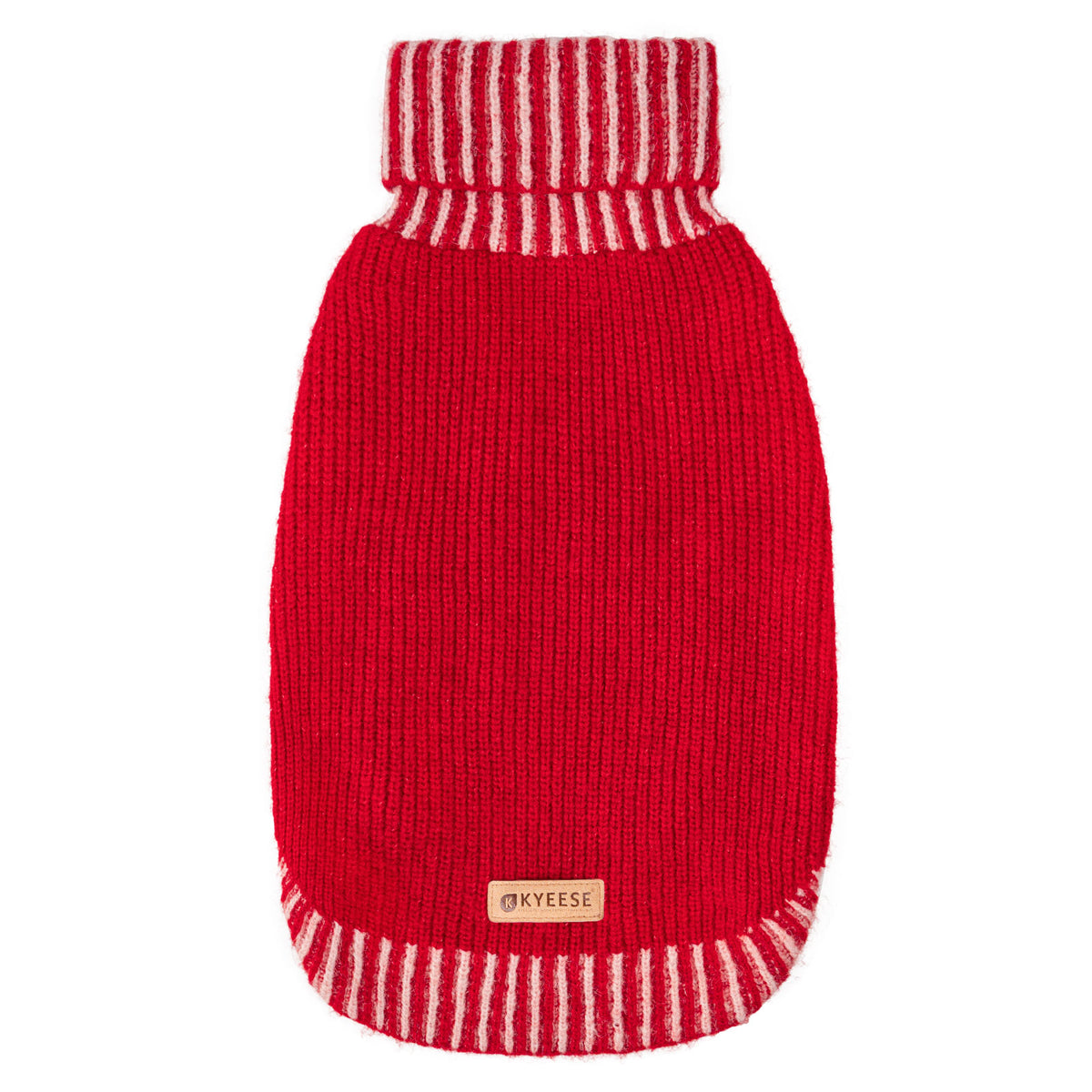 Red Thick Wool Dog Sweater