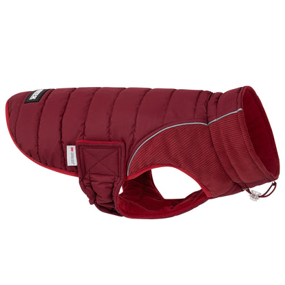 Red Waterproof Lined Dog Coat gallery image 1