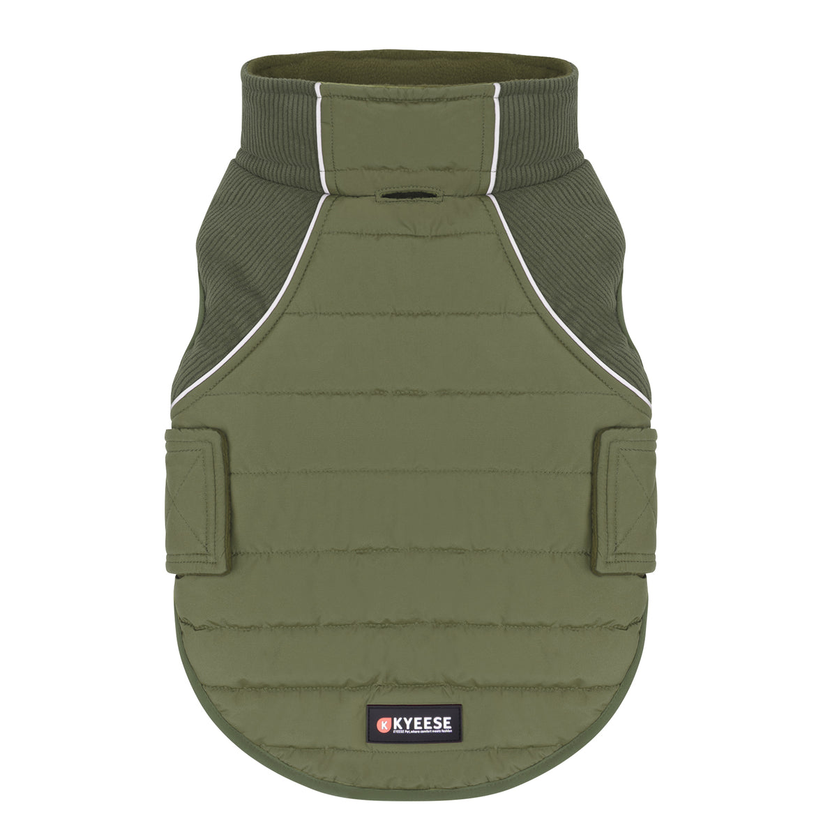 Green Waterproof Lined Dog Coat - Green coat gallery image 4