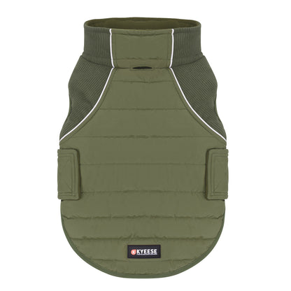 Green Waterproof Lined Dog Coat - Green coat gallery image 4