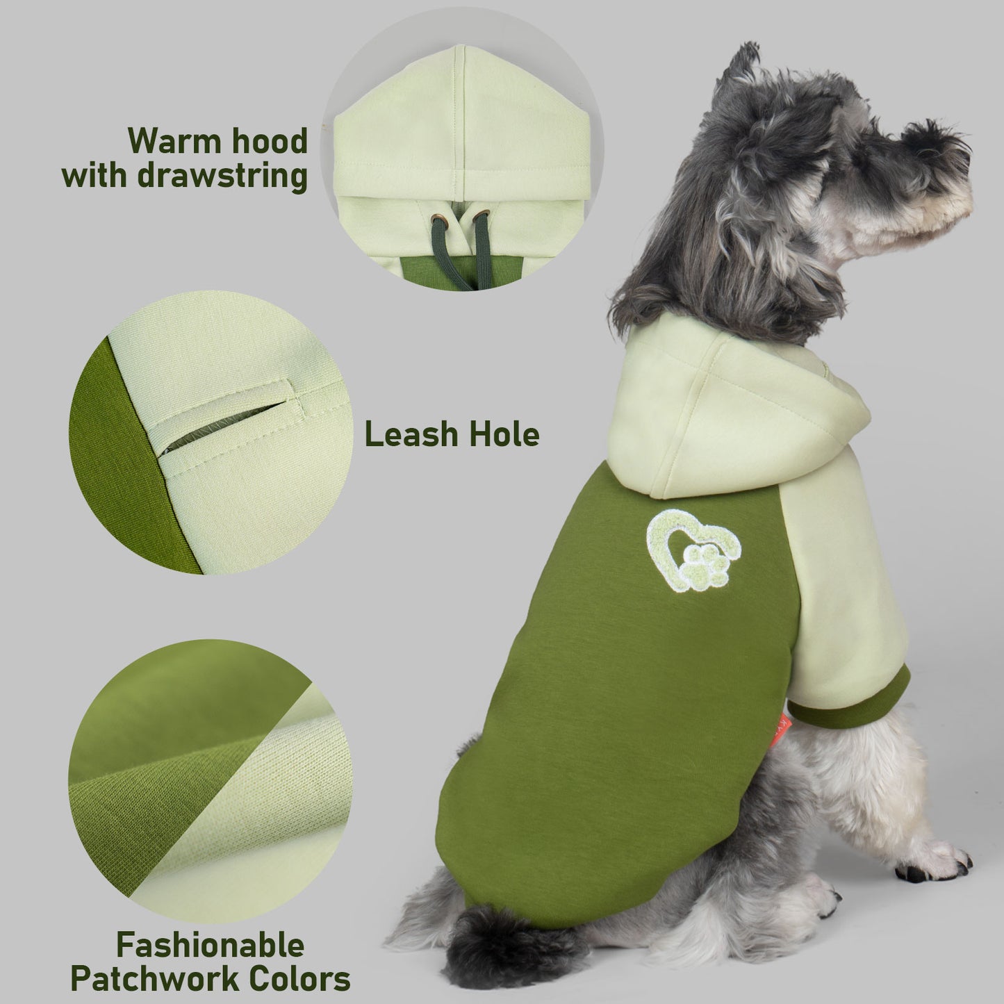 Green Hoodies::XL