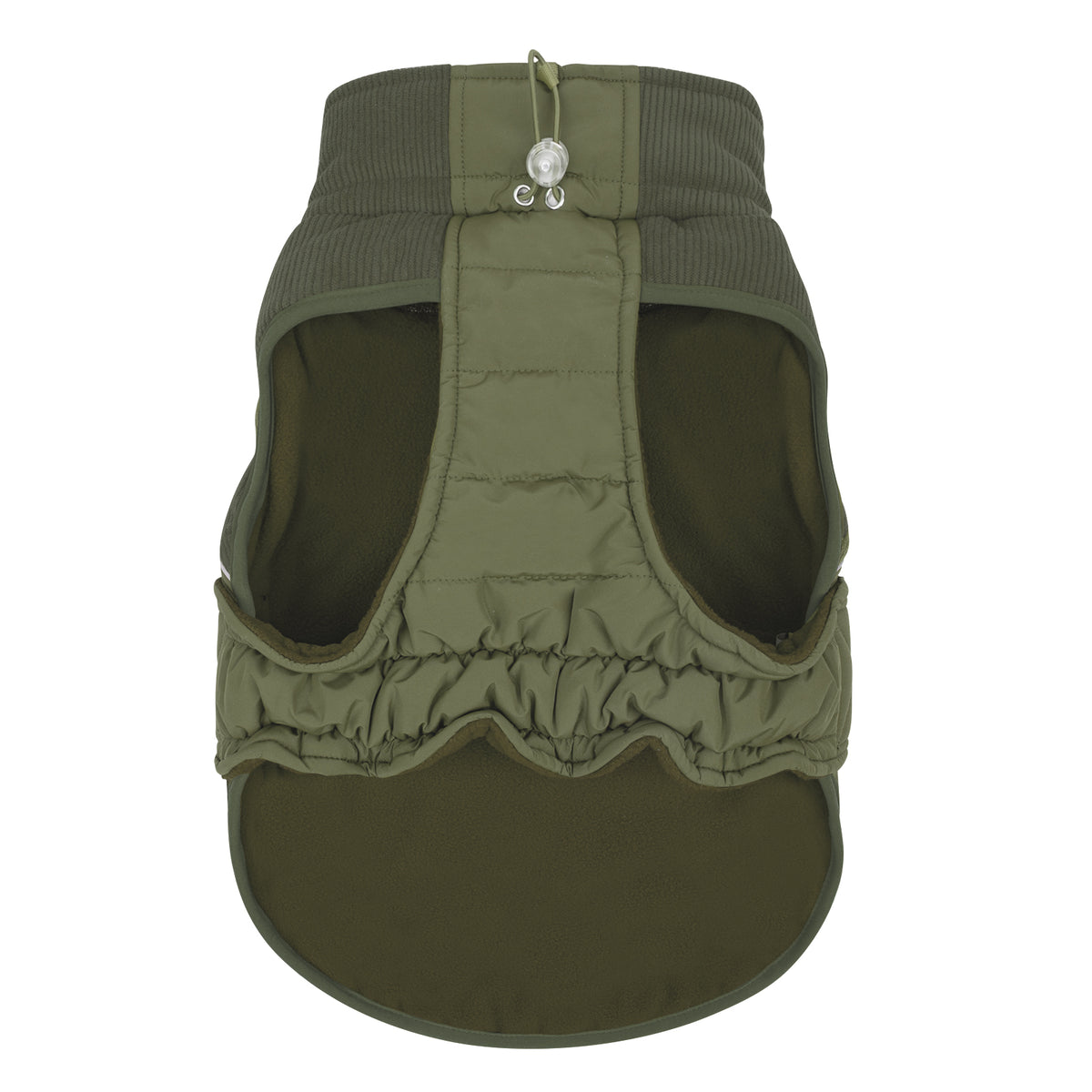 Green Waterproof Lined Dog Coat - Green coat gallery image 5