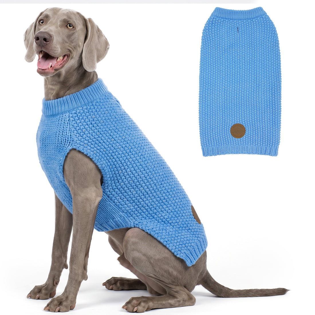 Blue Reflective Dog Pullover Sweater gallery image 4
