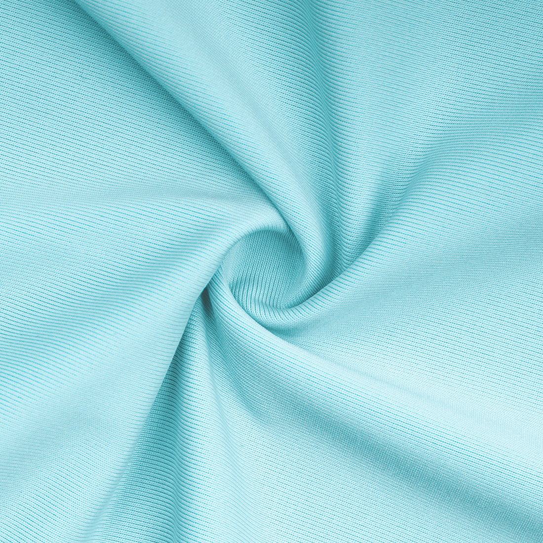Light blue textured knit fabric close-up