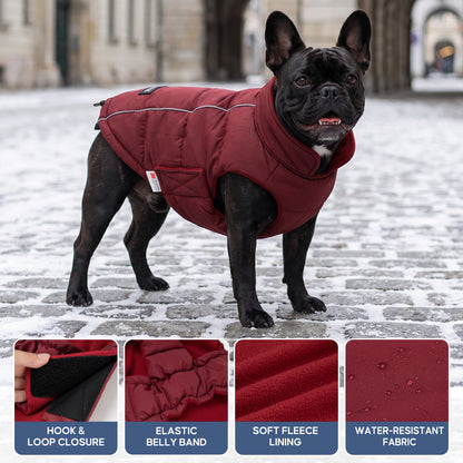 Red Reflective Dog Winter Coat gallery image 4