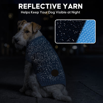 Blue Reflective Dog Pullover Sweater gallery image 6