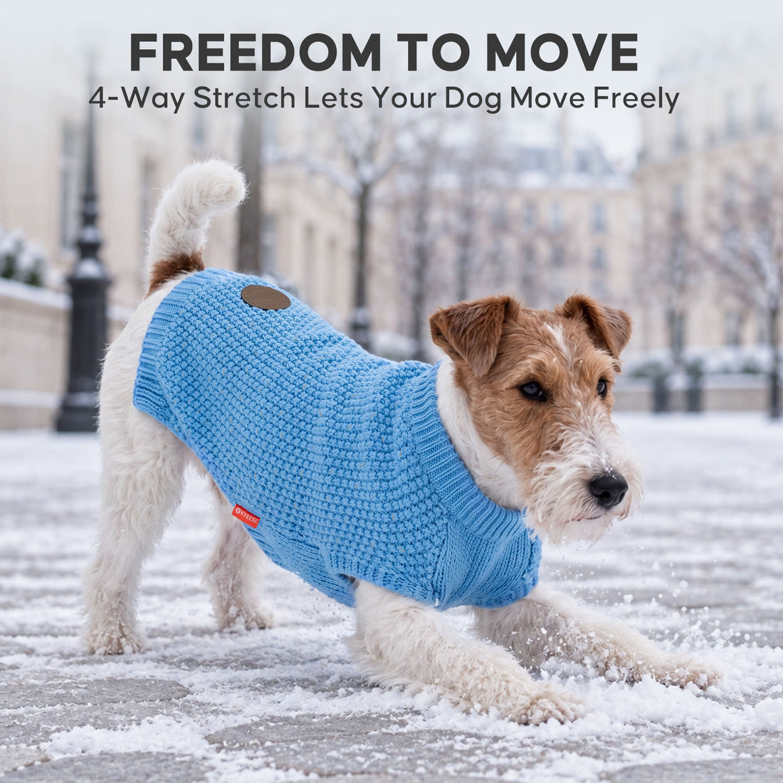 Blue Reflective Dog Pullover Sweater gallery image 8
