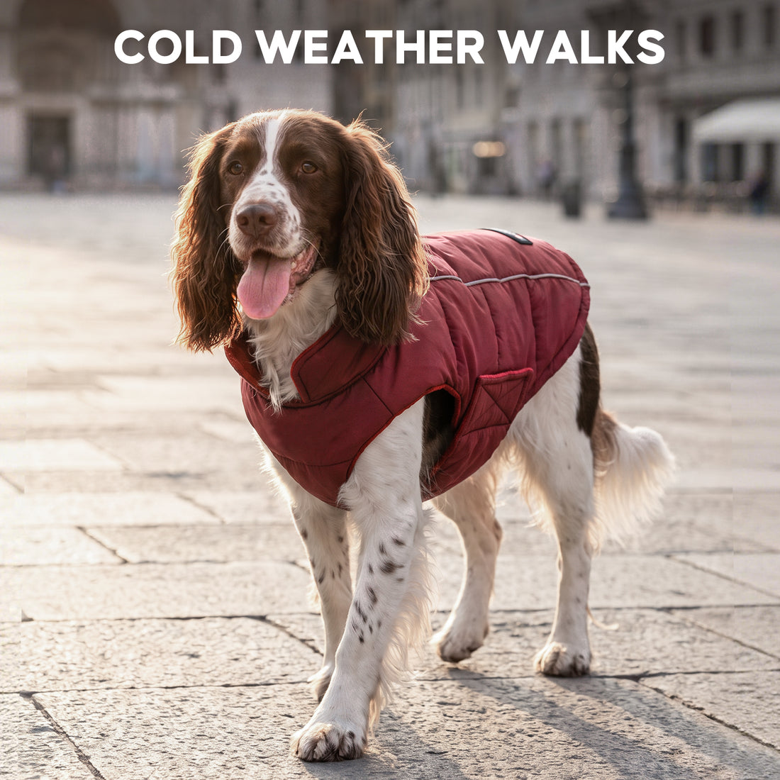 Red Reflective Dog Winter Coat gallery image 8