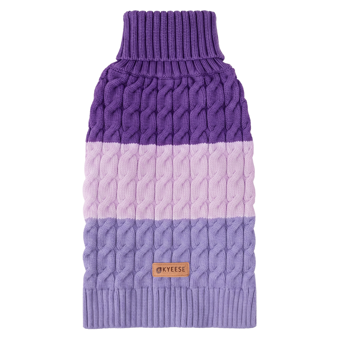 Purple Color Block Dog Pullover Sweater gallery image 10
