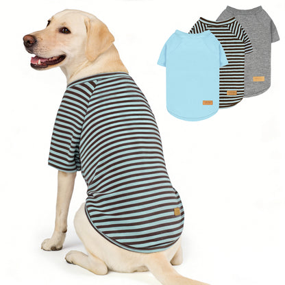 Raglan Sleeve Breathable Dog Shirt 3 Pack
