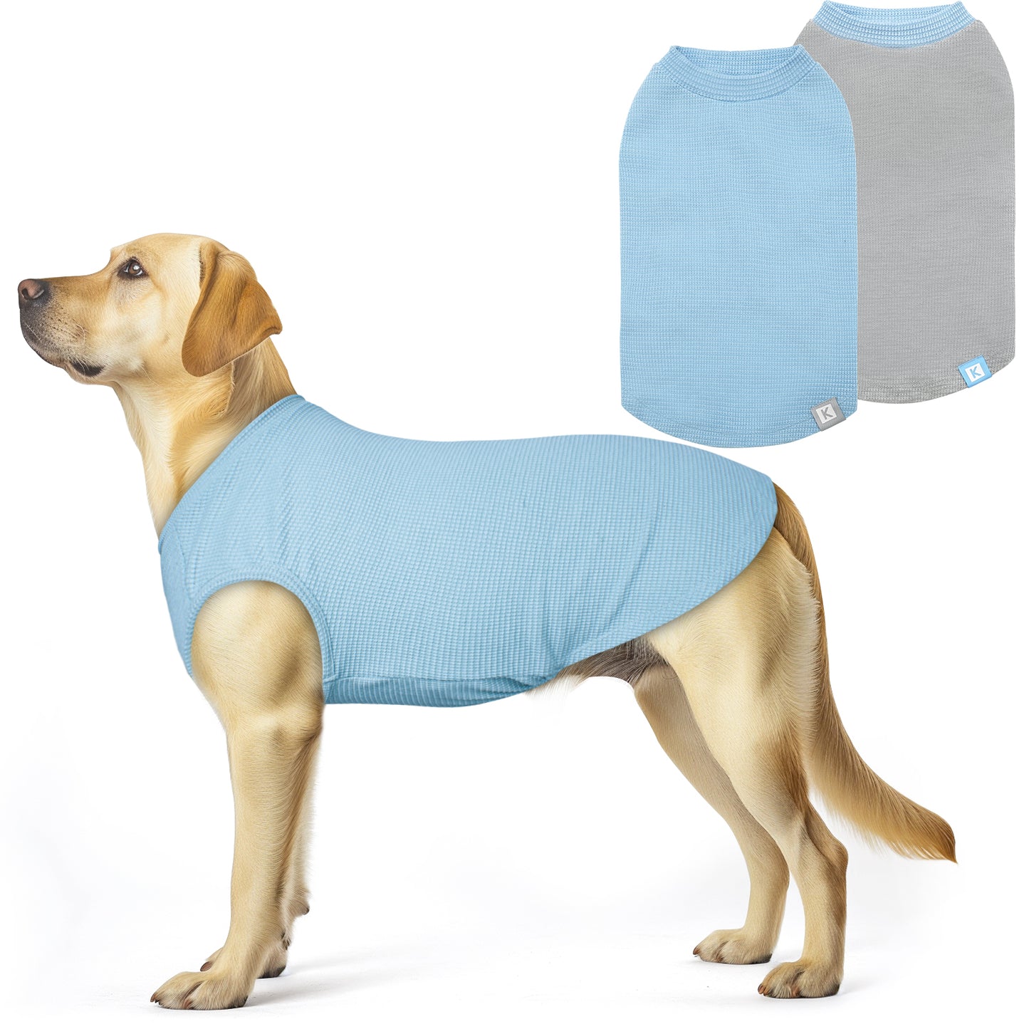 Waffle Breathable Dog Shirt 2 Pack