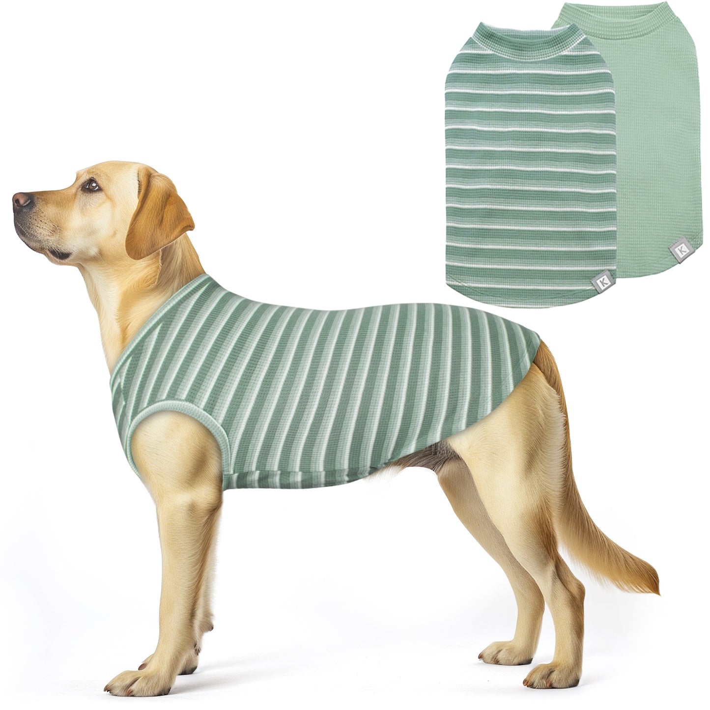 Waffle Breathable Dog Shirt 2 Pack