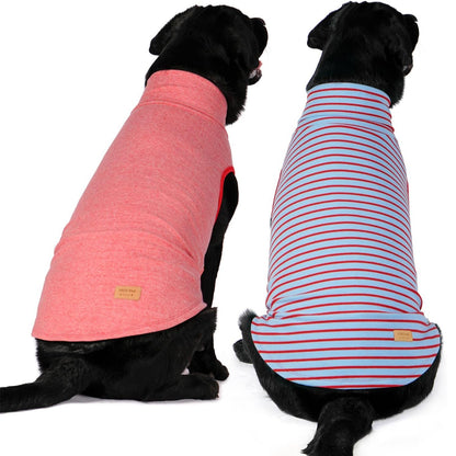 Sleeveless Velvet Dog Sweater 2 Pack - Blue Red | KYEESE