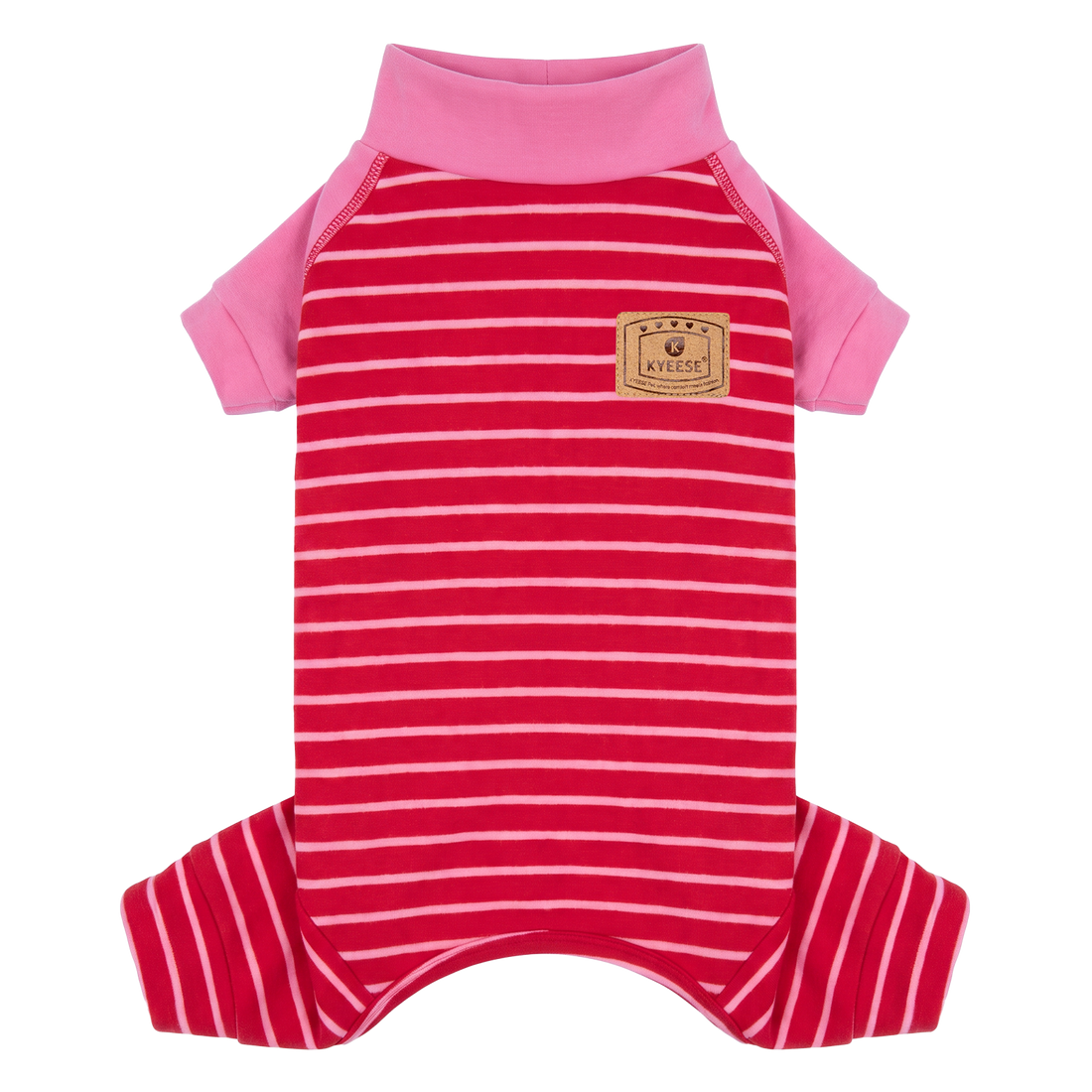 Red Striped Dog Onesie Pajamas gallery image 9