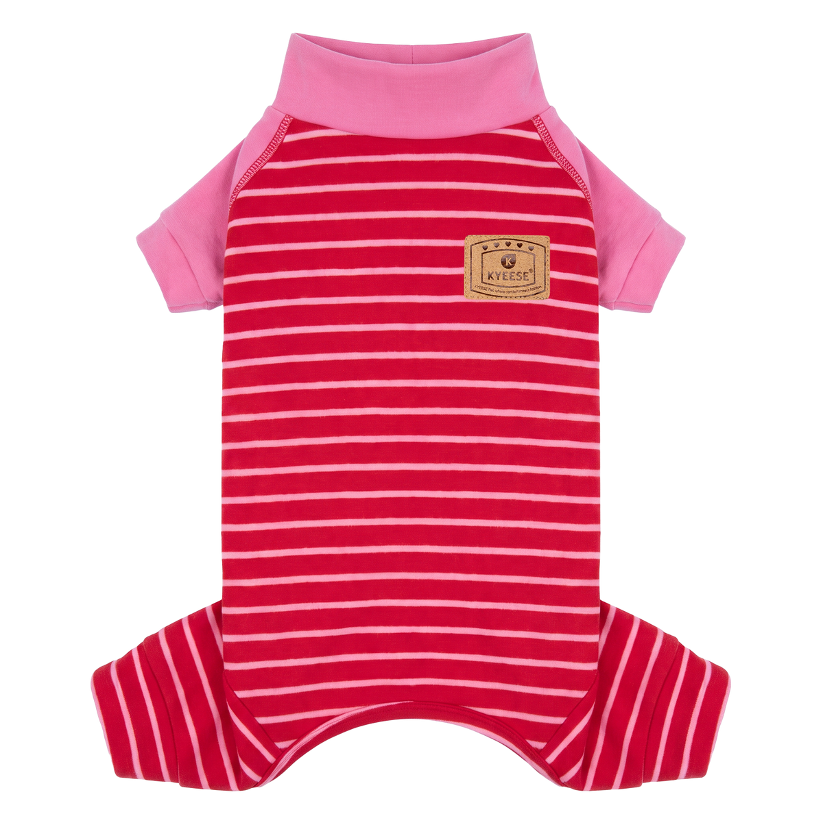 Red Striped Dog Onesie Pajamas gallery image 9