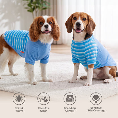 Raglan Sleeve Waffle Breathable Dog Shirt 2 Pack - gallery image 6